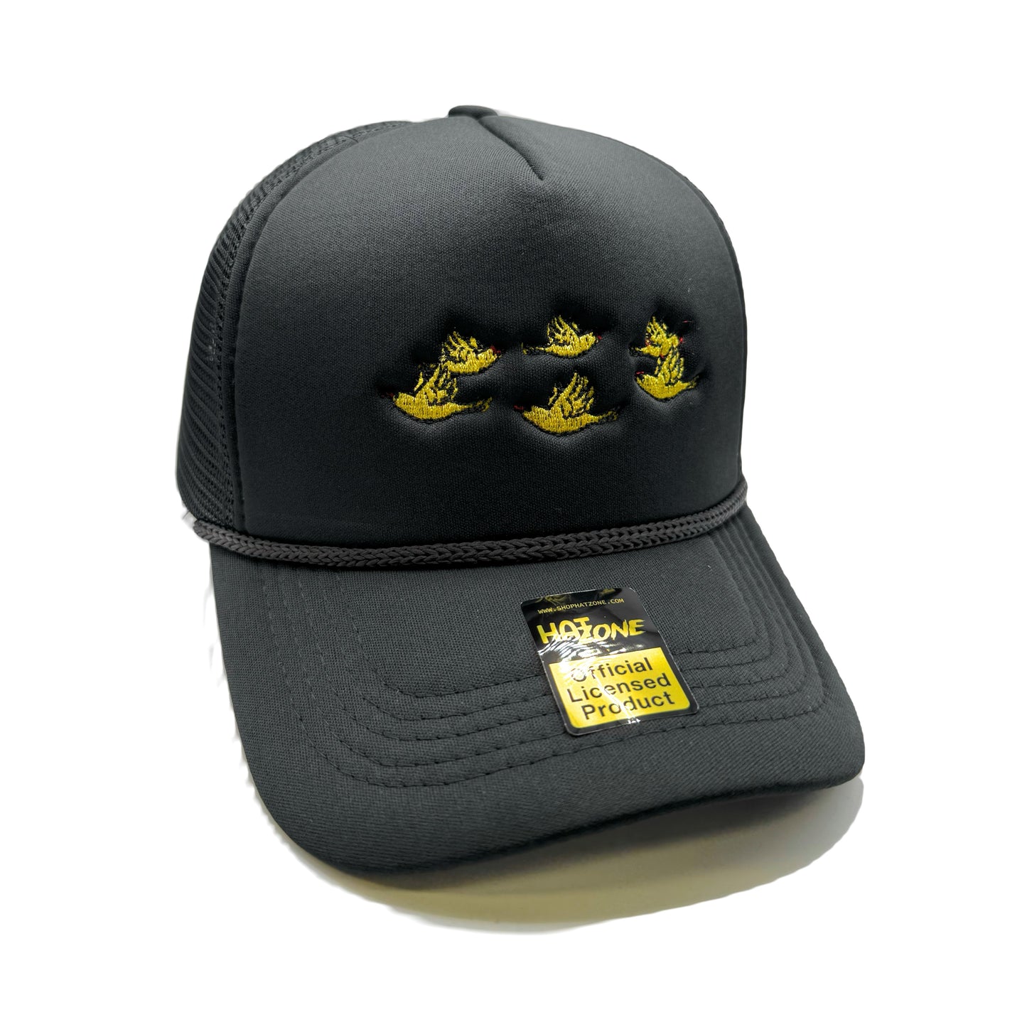 Dizzy Birds Mesh Trucker Snapback (Black)