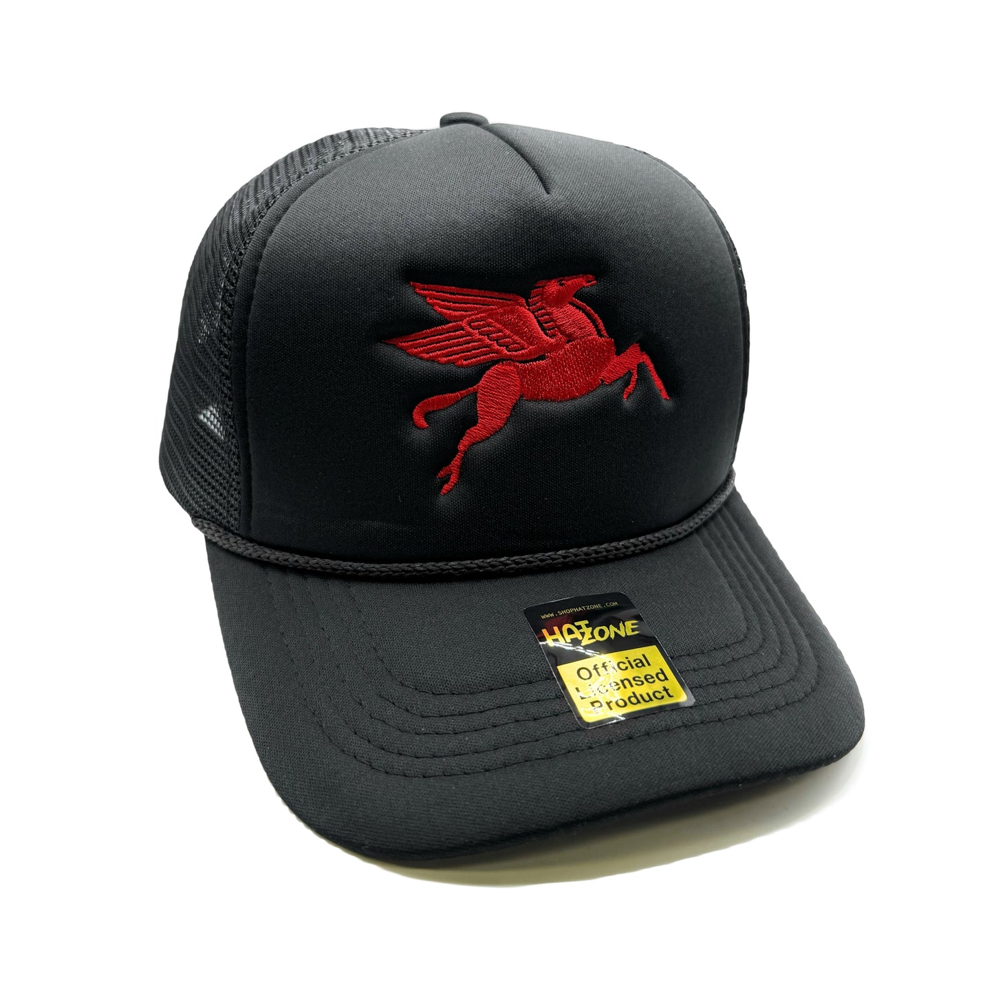 Pegasus Mesh Trucker Snapback (Black)