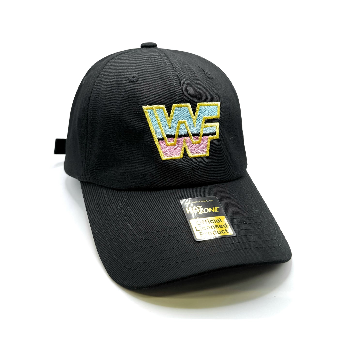 Retro 80s Wrestling Dad Hat Strapback (Black)