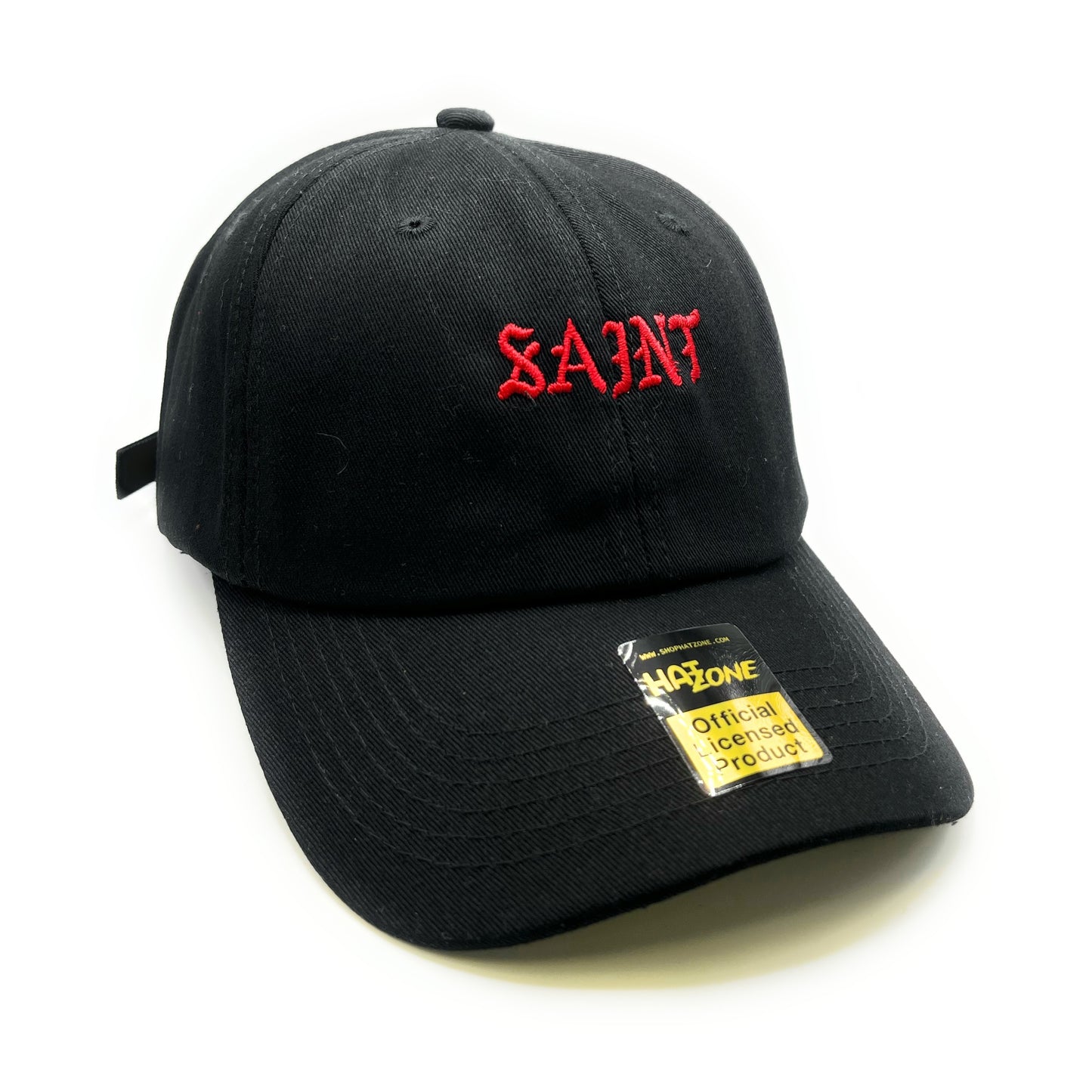 Saint Dad Hat Strapback (Black)