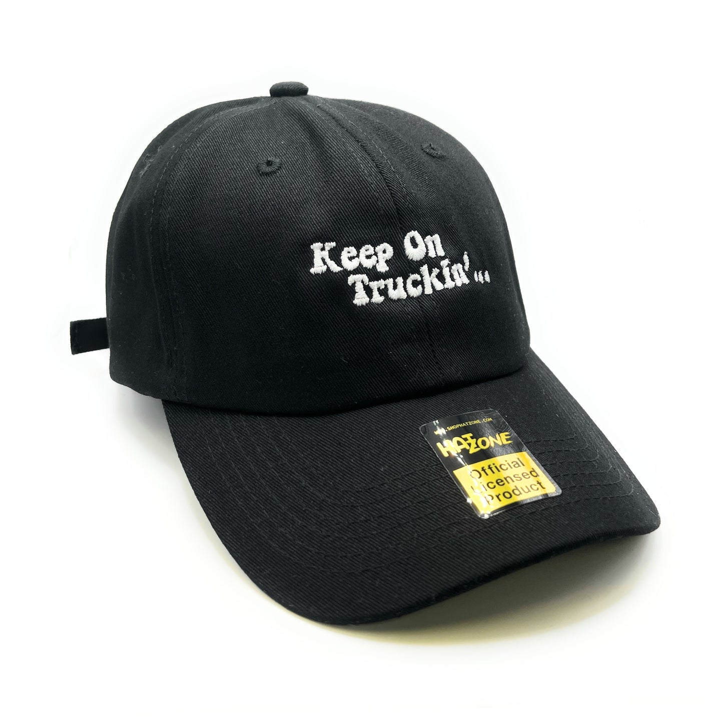 Keep on Truckin Dad Hat Strapback (Black)