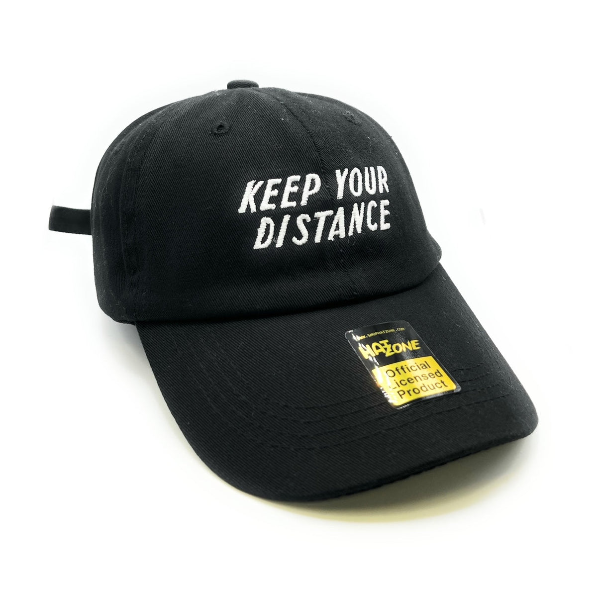Keep Your Distance Dad Hat (Black)