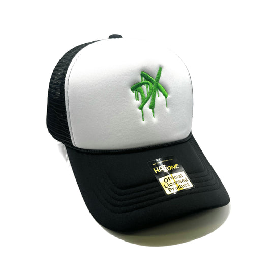 DX D Generation X Mesh Trucker Snapback (White/Black)