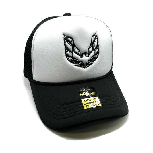 Firebird Mesh Trucker Snapback (White/Black)