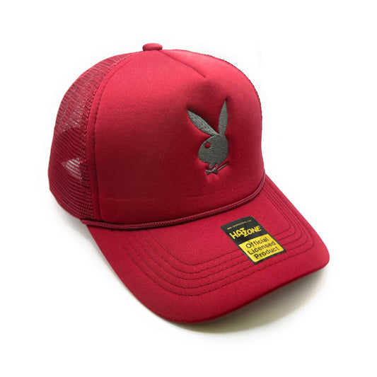 Bunny Trucker Snapback (Burgundy)