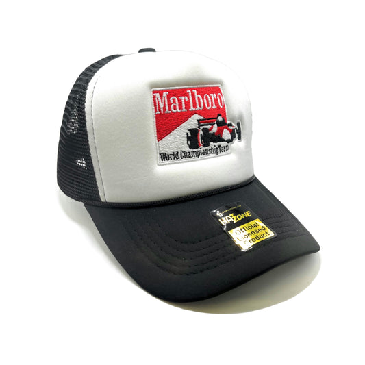 World Champion Team Racing Trucker Snapback (White/Black)