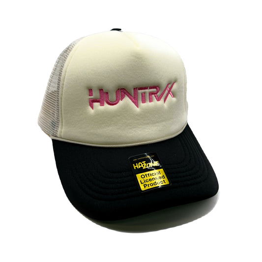 Hunters Mesh Trucker Snapback (White/Black)