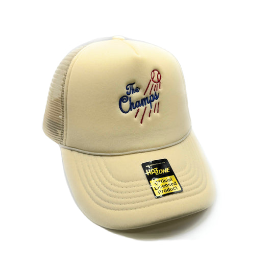 Champs Mesh Trucker Snapback (Khaki)