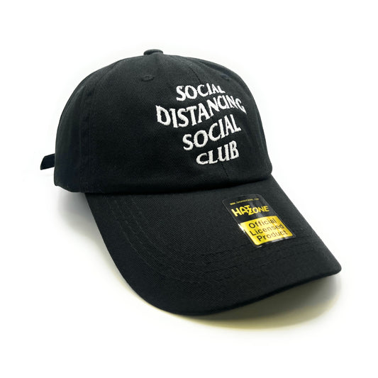 Social Distancing Social Club Dad Hat (Black)