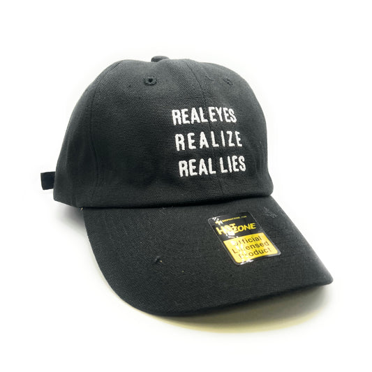 Real Eyes Realize Real Lies Dad Hat (Black)