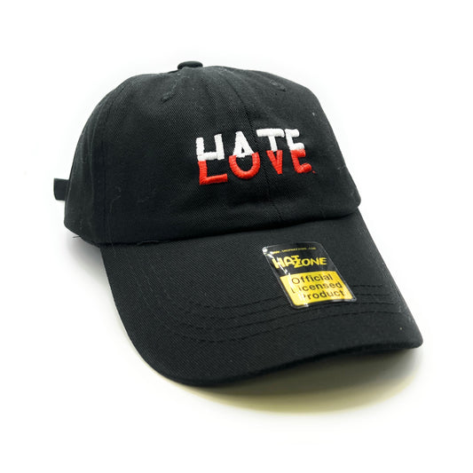 Love Hate Dad Hat (Black)