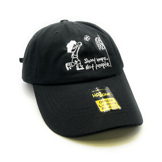 Shoot Hoops Not People Dad Hat (Black)