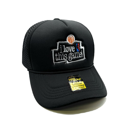 I Love This Game Mesh Trucker Snapback (Black)