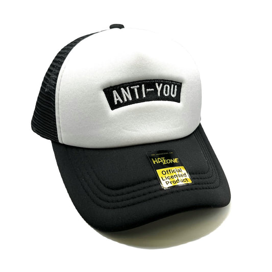 Anti-You Mesh Trucker Snapback (White/Black)