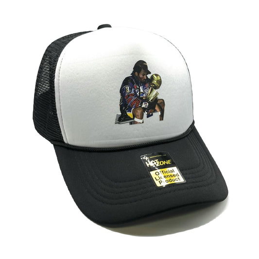 Back 2 Back Champ SC Mesh Trucker Snapback (White/Black)