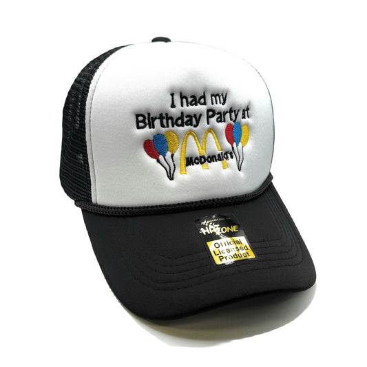 Birthday at Mickey D's Mesh Trucker Snapback (Black)