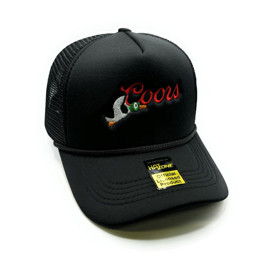 Duck Hunt X Coors Mesh Trucker Snapback (Black)