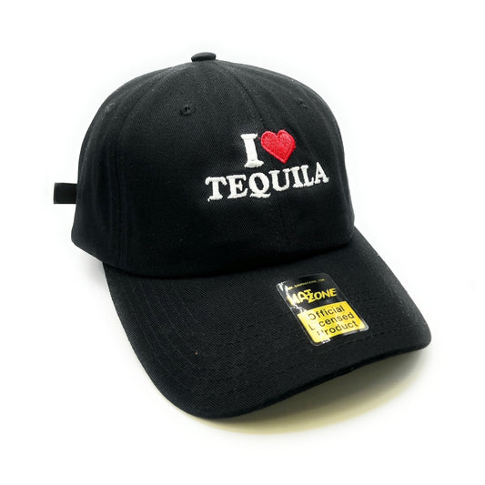 I Love Tequila Dad Hat (Black)