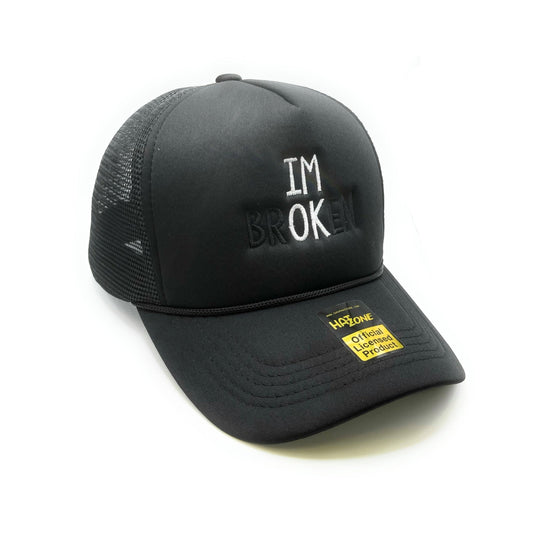 Im Broken IM OK Mesh Trucker Snapback (Black)