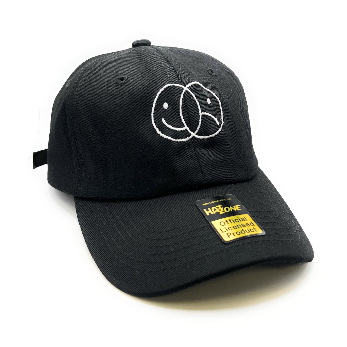 Smile Diagram Dad Hat Strapback (Black)
