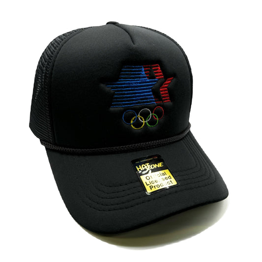LA Games Mesh Trucker Snapback (Black)