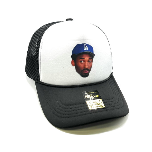 LA Love SC Mesh Trucker Snapback (White/Black)