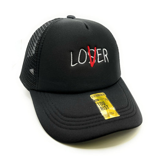 Lover Loser Mesh Trucker Snapback (Black)