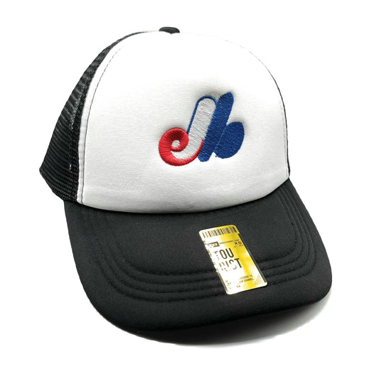 Montreal Mesh Trucker Snapback (White/Black)