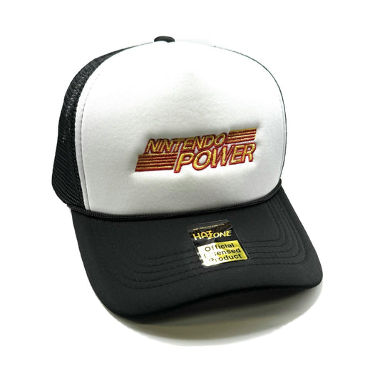 NES Power Mesh Trucker Snapback (White/Black)