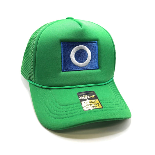 One More Game Mesh Trucker Snapback (Green)