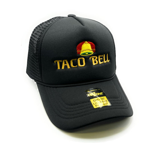 Retro Taco Bell Mesh Trucker Snapback (Black)
