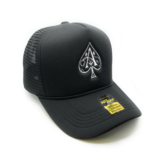 Spades Mesh Trucker Snapback (Black)