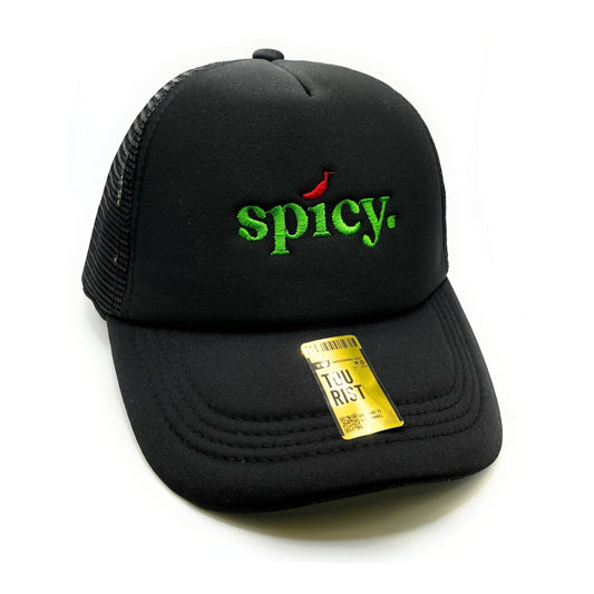 Spicy Mode Mesh Trucker Snapback (Black)