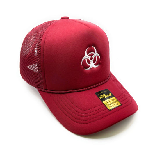 Toxic Mesh Trucker Snapback (Burgundy)